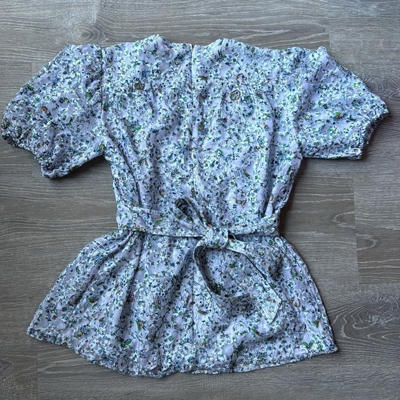 Tory Burch Printed Lace Top 4 - Picture 8 of 10